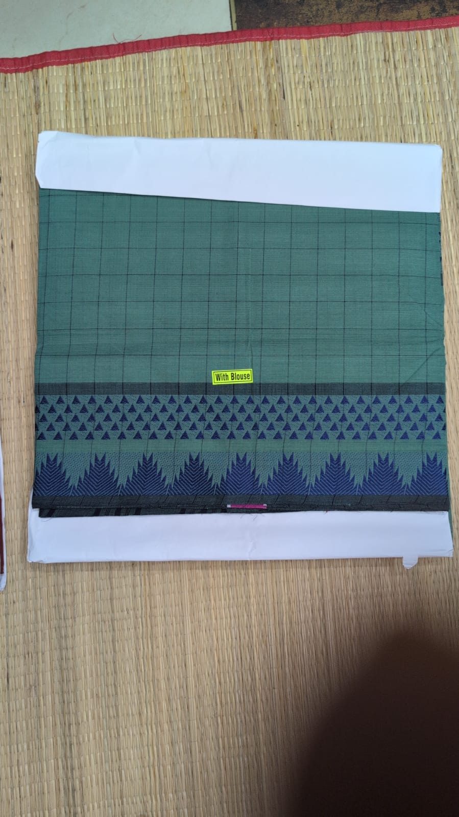 Pure Kanjivaram silk saree from Kanchipuram